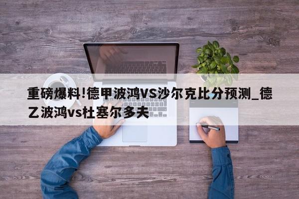 重磅爆料!德甲波鸿VS沙尔克比分预测_德乙波鸿vs杜塞尔多夫