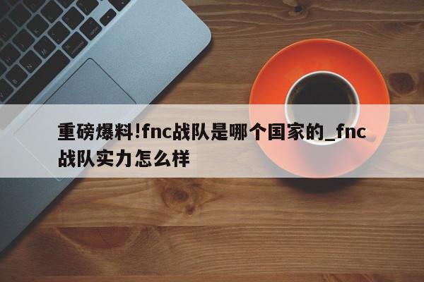 重磅爆料!fnc战队是哪个国家的_fnc战队实力怎么样