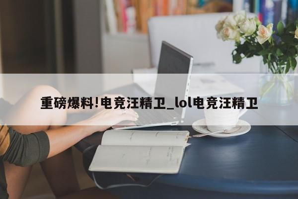 重磅爆料!电竞汪精卫_lol电竞汪精卫